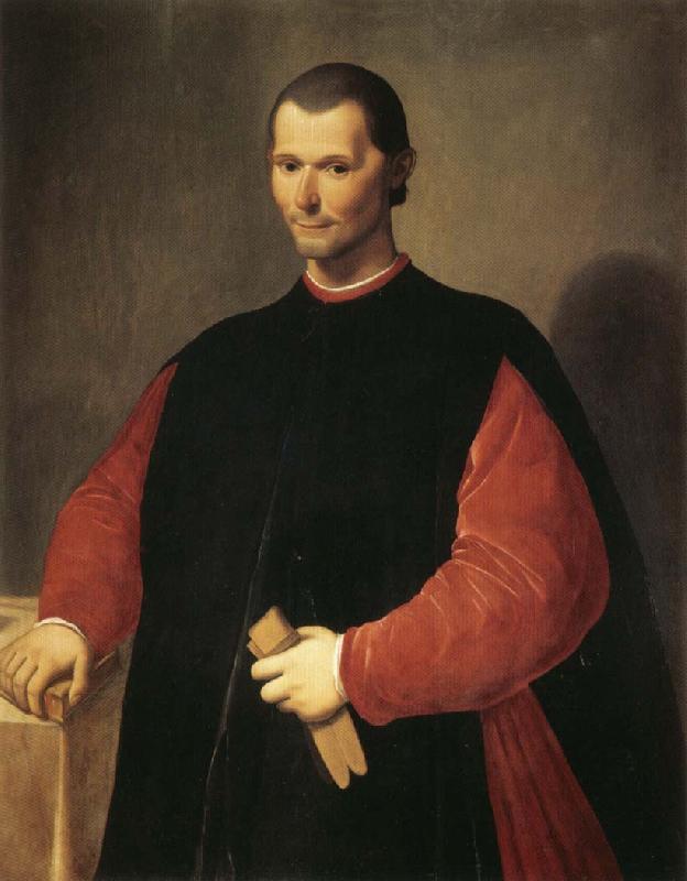 Santi Di Tito Portrait of Niccolo Macchiavelli Germany oil painting art